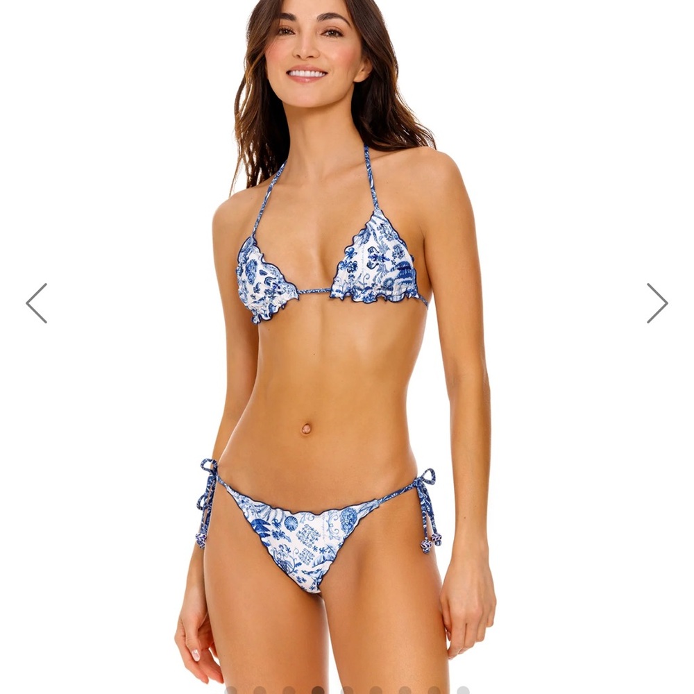 Blue Floral Bikini Set Alegria Bikini
